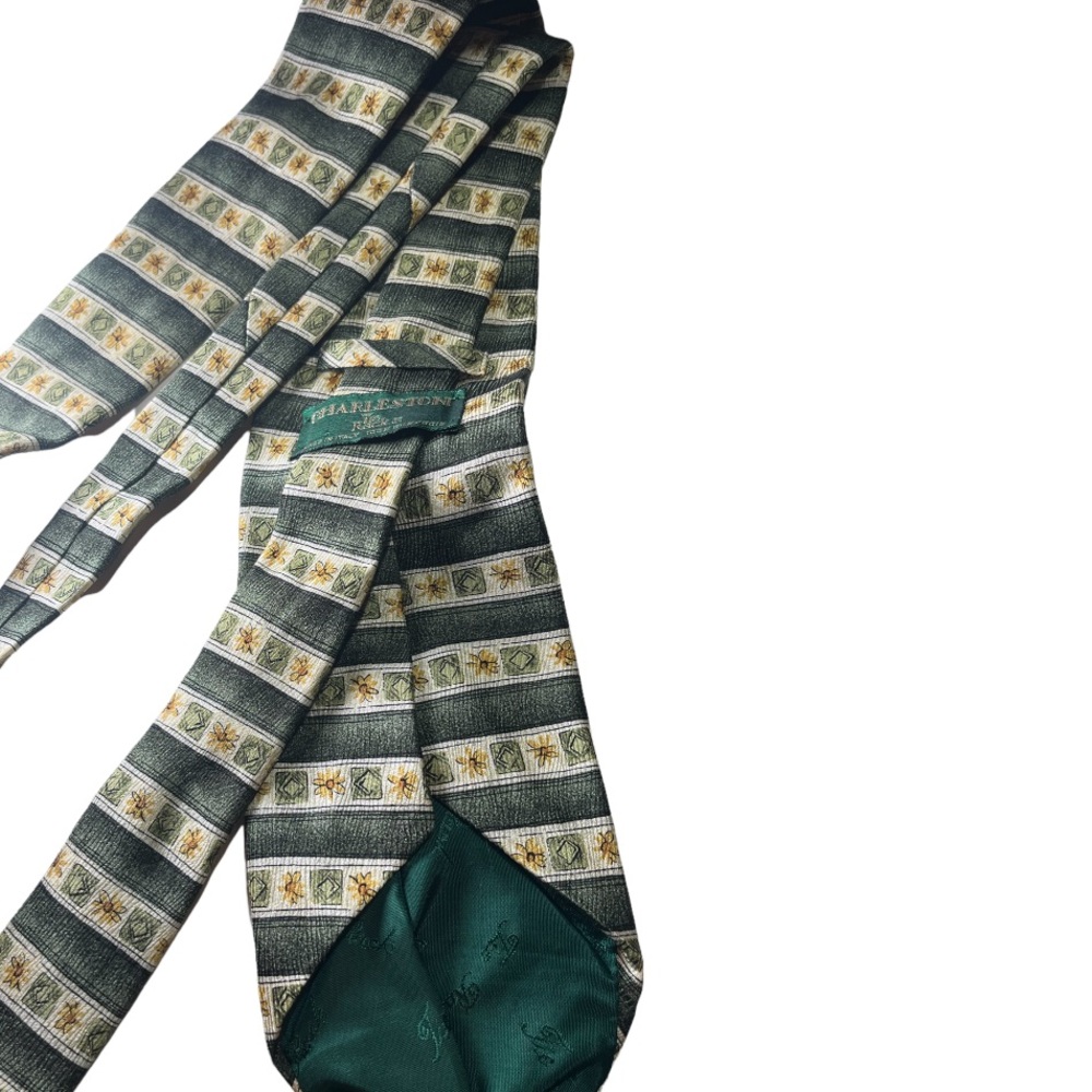 **100% Italian Silk** Tie - Charleston Tie Rack